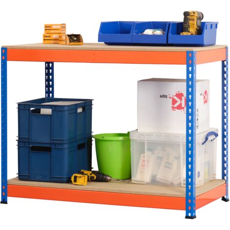 Extra Heavy Duty Robust Work Bench 900mm H x 1200mm W x 600mm D - 400KG's UDL Per Shelf