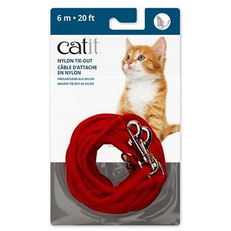 Extra lang, rot, 6m Cattit Catit