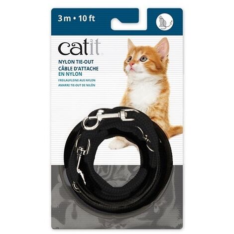 Extra lang, schwarz, 3m Cattit