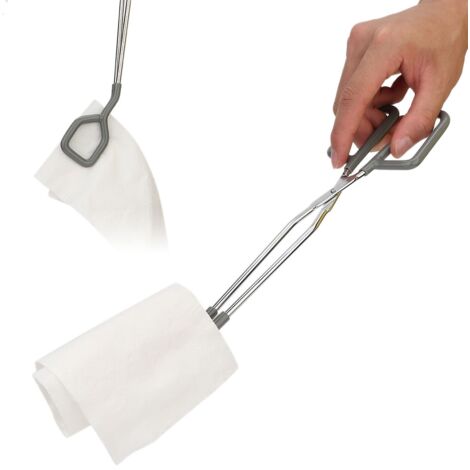 Extra lange Toilettenpinzette für die Intimpflege, hilfreich für ältere Menschen und Schwangere (30 cm).