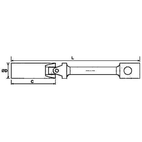 Extra langer Zündkerzenschlüssel, 3/8, 16mm  TENGTOOLS TBUSP16 178800207