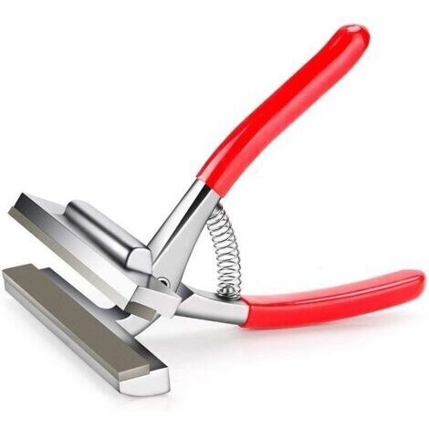 Extra-large alloy canvas stretcher clamp with padded spring-loaded return handle for the stretcher frame