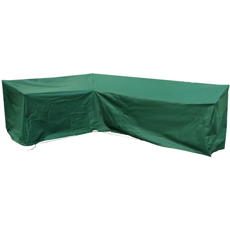 Extra Large Modular L Shape Sofa Cover in Green
