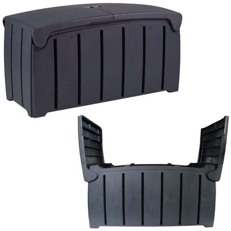 Extra Large Multipurpose 322L Outdoor Garden Storage Box With Butterfly Lid