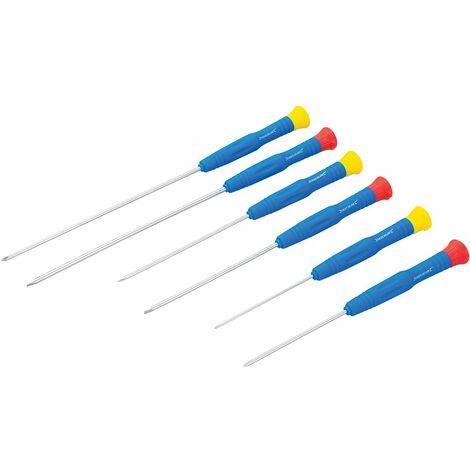 Extra-Long Precision Screwdriver Set 6pce - 6pce