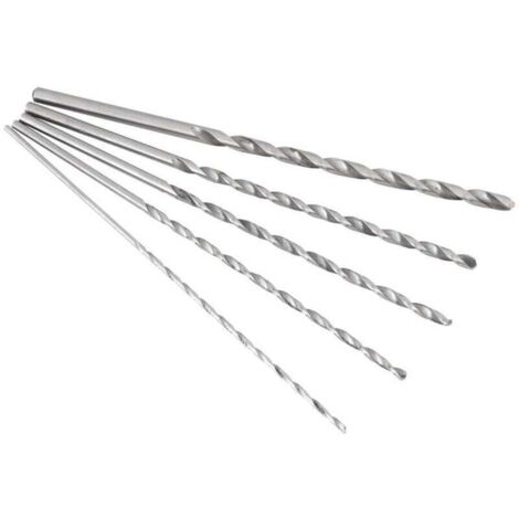 Extra long, ultra-fast, straight-shank steel twist drill bit. Professional mini twist drill bit, perfect tool for 2-5mm work.