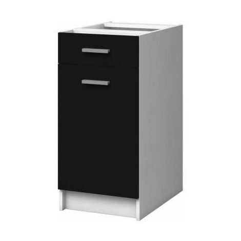 Mobile Base Per Cucina Cassettiera 40 x 50 x h87 cm Colore Bianco Frassinato