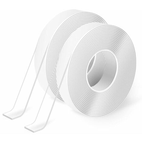 Extra Strong Double Sided (3m), Strong, Traceless, Removable and Reusable Double Sided Adhesive Tape