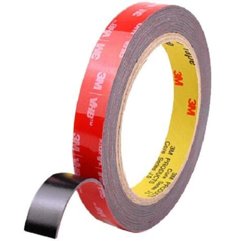 Extra Strong Double-Sided Adhesive Tape VHB Mounting Tape, Waterproof and High Temperature Resistant 0.5 cm 5 m 1.1 mm Thick