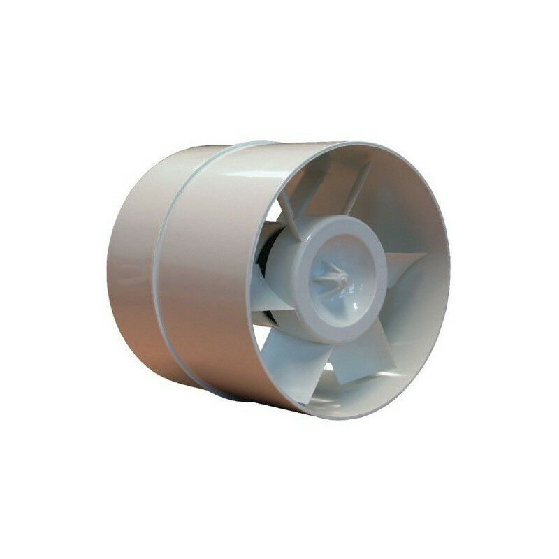 Pack - Extracteur Air Aérateur de gaine 125mm 185 mc/h + câble