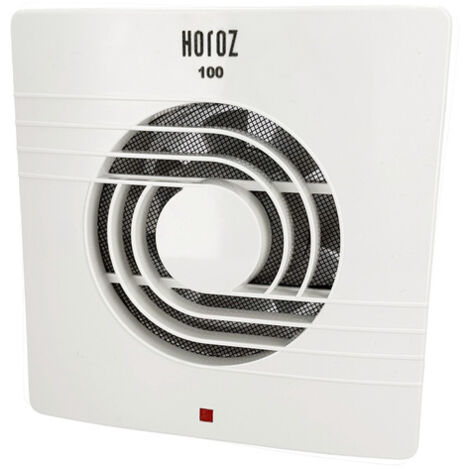 Extracteur d'air Ø100 mm blanc – 100 m³/h – 12 W – HELIX 100 HOROZ 500.000.004
