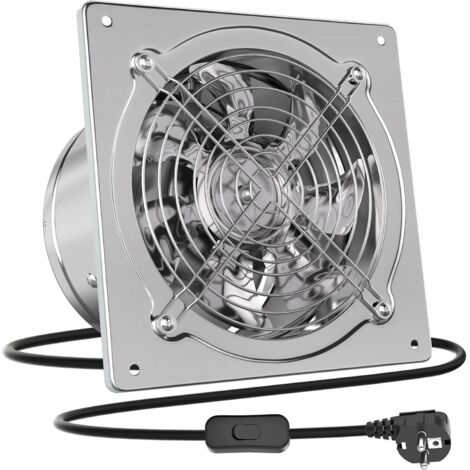 Ventilateur Extracteur Industriel 203 Mm Avec Tuyau De 10 Mètres - 1733 M³/h - 220V - Puissant Aérateur