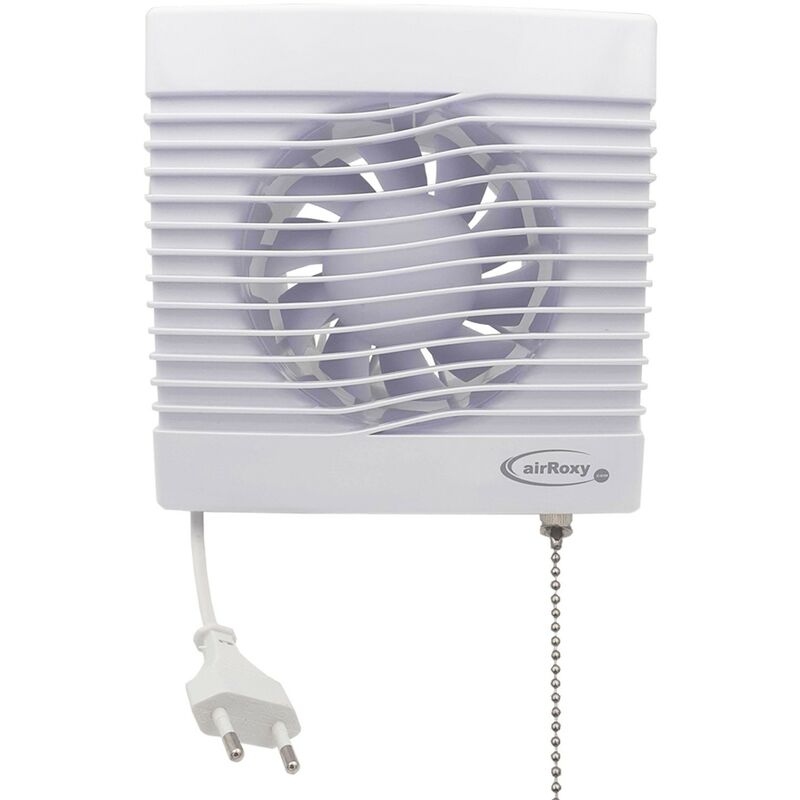 Lot de 1 Extracteur d'air avec un interrupteur à cordon Ø120 158m3/h 16 w