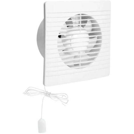 Extracteur d'air mural 95m³/h 14W diamètre 100 mm – Ventilation efficace pour espaces intérieurs – Corps ABS blanc – Turbine hélicoïde – Autogyre