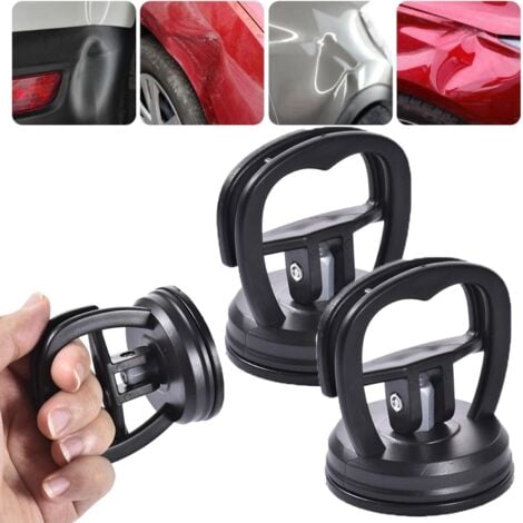 SERBIA Extracteur de bosses de voiture, Lot de 2 Extracteur carrosserie outil de débosselage voiture, Kit débosselage carrosserie voiture, Ventouses Puissantes pour réparation de voitures, téléphone portable