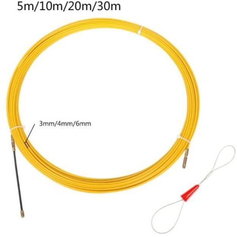 Extracteur de câble - Non spécifié - 30m - 6mm - Fibre de verre - Flexible et résistant