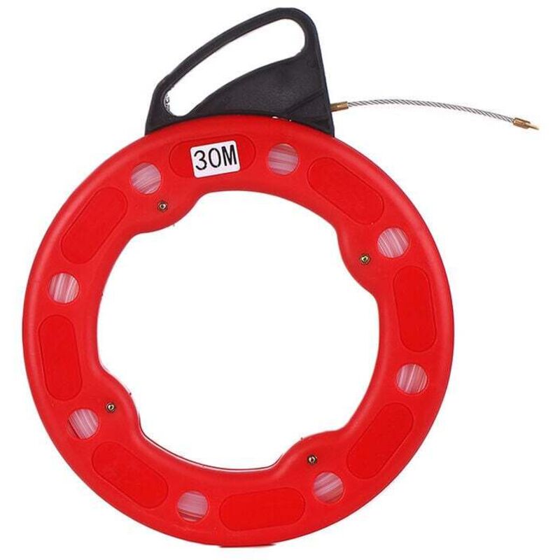 Keyoung - Extracteur de fil d'électricien Aiguille de tirage de fil en fibre de verre-30m