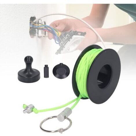 Extracteur de Fil Magnétique Routage de Fil en Nylon Outil D'aimant Mur Système de Navigation par Cble électrique