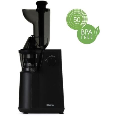 Extracteur de jus extra lent vitamin+ - HKoeNIG - GSX24 - 400 W - 1 L - Noir