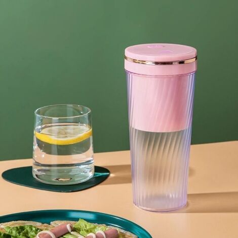 EXTRACTEUR DE JUS Mélangeur électrique Coffre longue Temps de veille de haute qualité 350 style-Pink 2