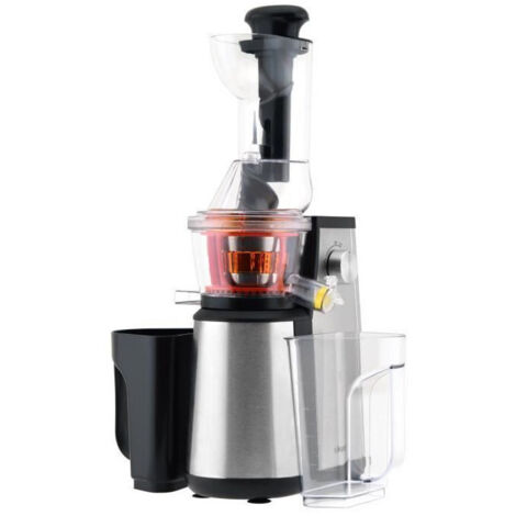 Extracteur de jus vertical 400W – Technologie de pression douce – Capacité 1L – Bec d'introduction extra large – Système silencieux – Hkoenig