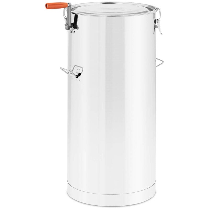 Helloshop26 - Extracteur de miel centrifugeuse manuel tangentiel inox 2 cadres