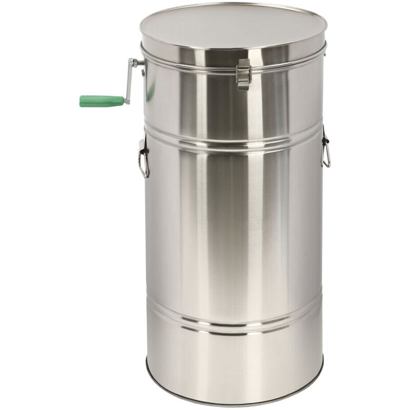 Senderpick - Extracteur de miel manuel à 2 cadres en acier inoxydable Extracteur de miel en forme de nid d'abeille