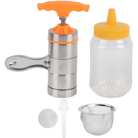 Extracteur de Miel Portable en Acier Inoxydable, Outil de Pressage Mini pour Apiculture