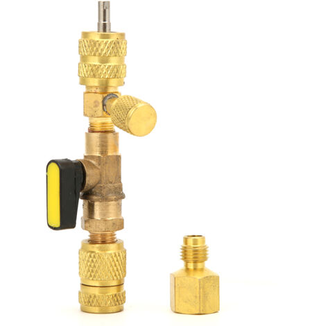 Extracteur de noyau de valve rapide pour systèmes de climatisation R12 R22 R410A, outil de démontage pour valve SAE 1/4 pouce.