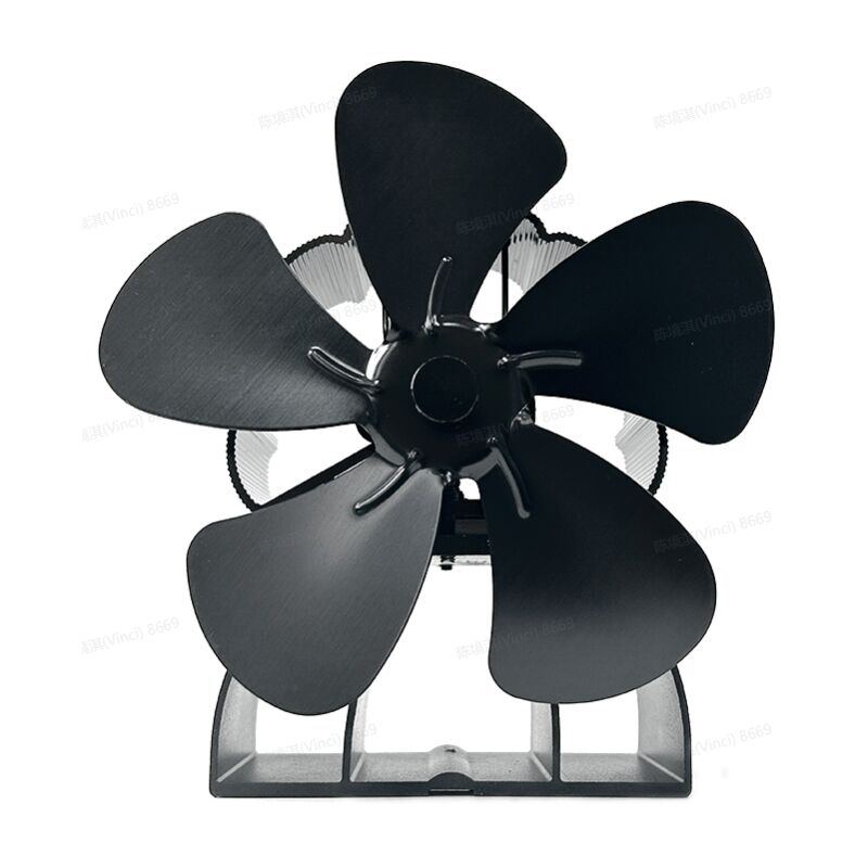 Extracteur de poêle à 5 pales extracteur de cheminée alimenté par la chaleur silencieux sans électricité