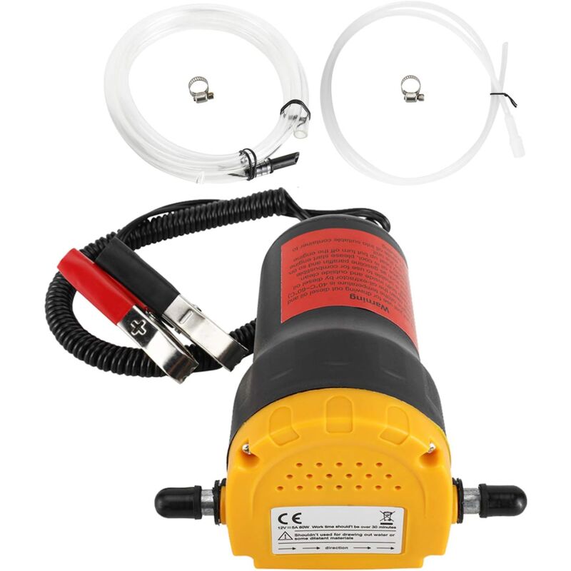 S-giant - Extracteur de Pompe de Changement d'huile 12V 60W Huile Diesel Pompe à Fluide extracteur Pompe de Transfert d'aspiration de récupération