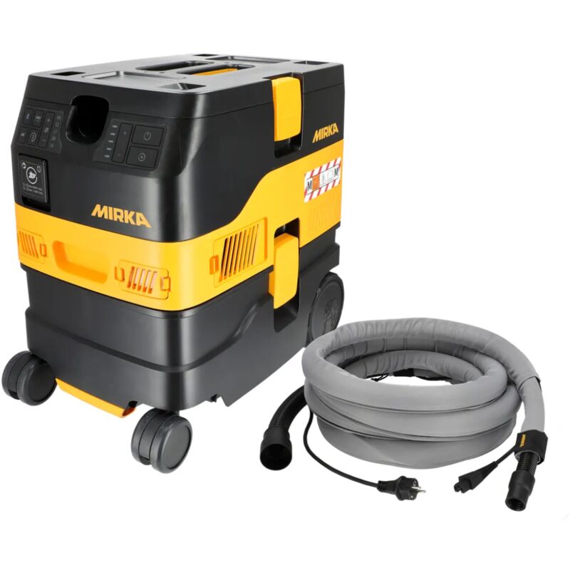 Extracteur de poussière Dexos 1217 m afc avec tuyau et gaine de 4 m Mirka MIX12171222