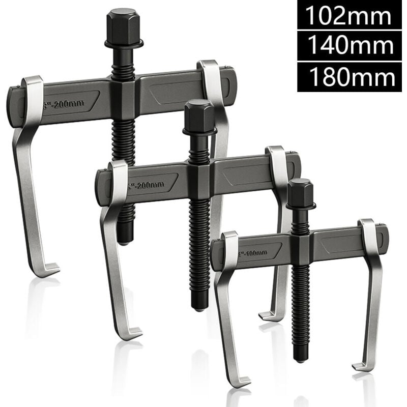 Xiiw - Extracteur de Roulement d'Engrenage à Deux Mâchoires 4'' 6' 8'' 102-180 mm, Outil de Retrait d'Extracteur de Roulement d'Engrenage Spécial à