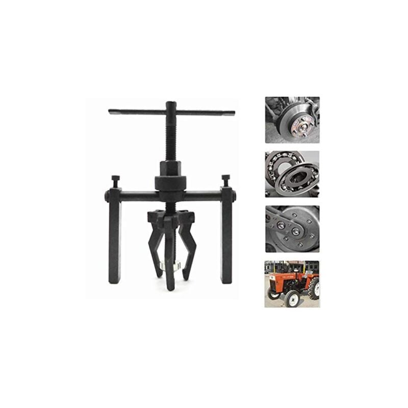 Extracteur de Roulement Intérieur à 3 Mâchoires pour Voiture Moto Auto, Extracteur de palier intérieur en Acier au Carbone