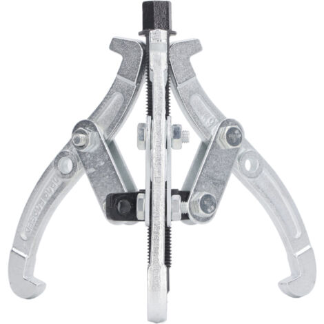 Extracteur de roulements 150mm à 3 mors en acier renforcé, pour poulies et engrenages avec tige filetée double trou