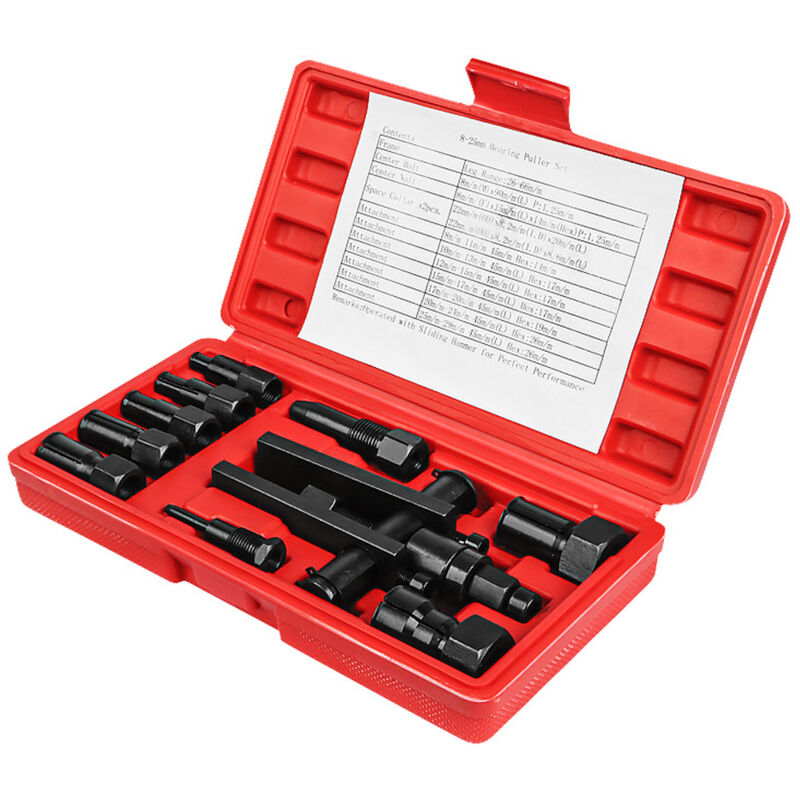 Lifcausal - Extracteur de roulements de moto en métal pratique, démonte-roulement, outils de réparation manuels, outil de retrait de roulement, kits