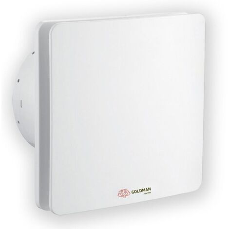 Extracteur de salle de bain - 100 mm - Silencieux 45 dB - Débit 54 m³/h - Valve anti-retour