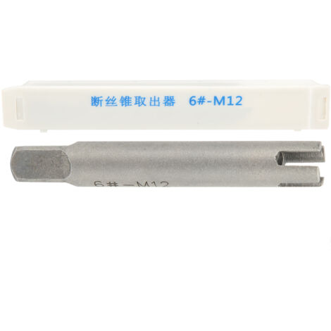 Extracteur de Tarauds HSS à 4 Griffes, Queue Carrée M12 pour Tarauds et Vis Cassés