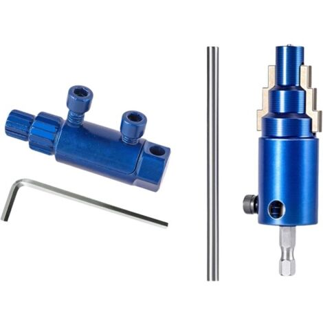 Extracteur de tuyau de rupture manuel électrique de 1,27 cm, 1,9 cm, 2,5 cm pour robinet rouillé pour perceuse électrique, retrait rapide de tuyau alimenté par perceuse