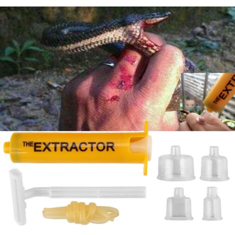 Extracteur de Venin Portable - Aspirateur à Poison pour Piqûres d'Insectes et Morsures