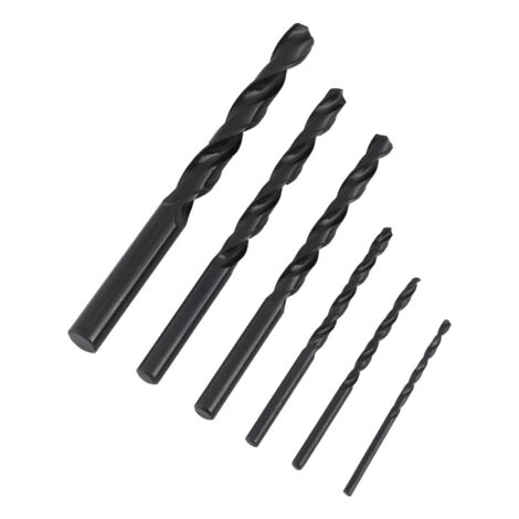 Extracteur de vis à tête cassée dans une boîte en plastique de 12 pièces (extracteur n° 1-6 plus 6 jeux de forets)