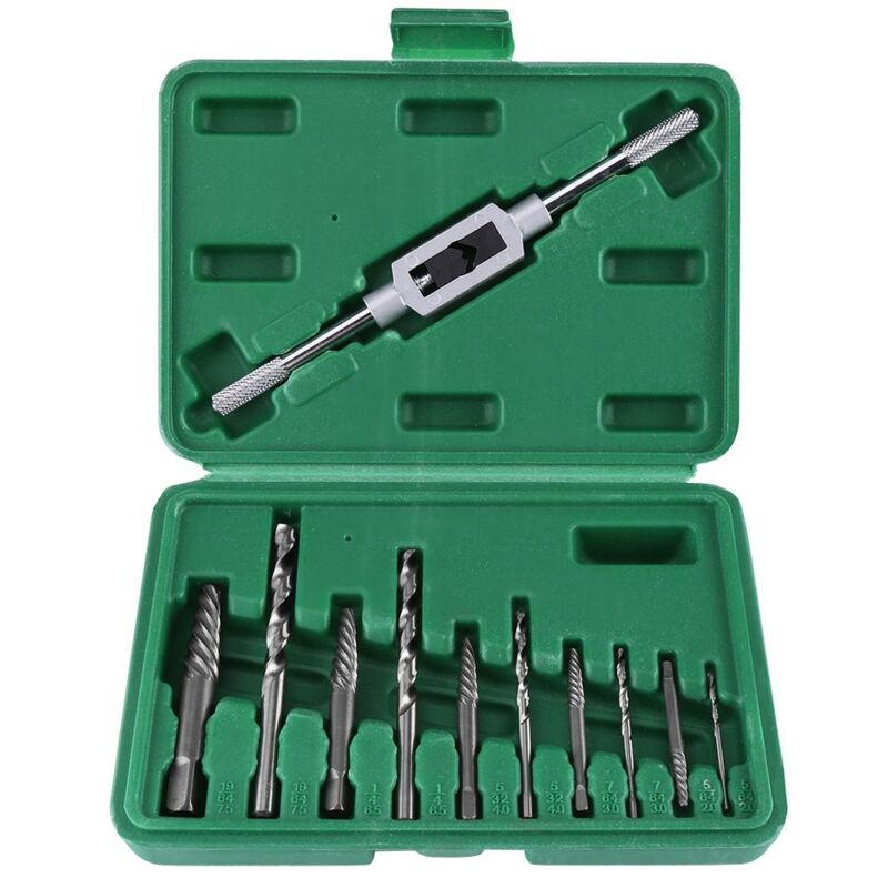 Outil d'Extraction de Vis Cassée - Kit de 11 Pièces pour Retirer les Fixations de Vis Cassées