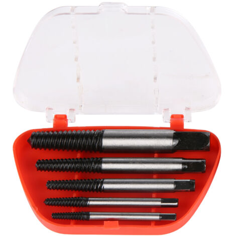 Extracteur de Vis Cassées, Kit de 5 Outils pour Boulons et Écrous Arrachés