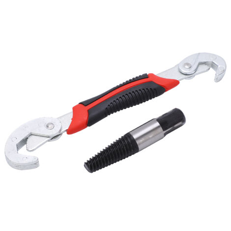 Extracteur de vis en acier haute teneur en carbone, extracteur de boulons cassés avec clé, filetage fin G1/2 pouce