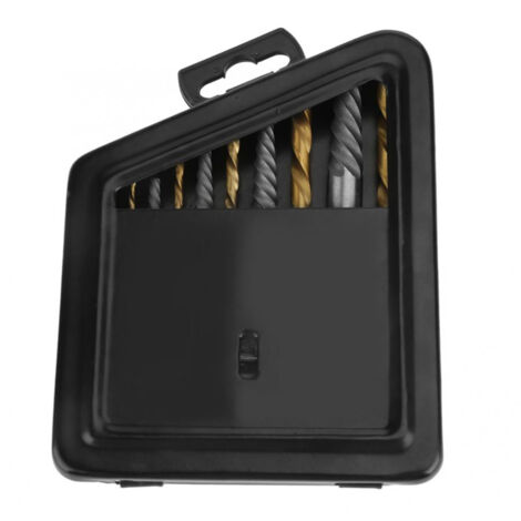 Extracteur de vis et foret professionnels, acier rapide M2 ​​pour un perçage rapide, construction en acier allié usiné pour une meilleure prise en main-AquaForge