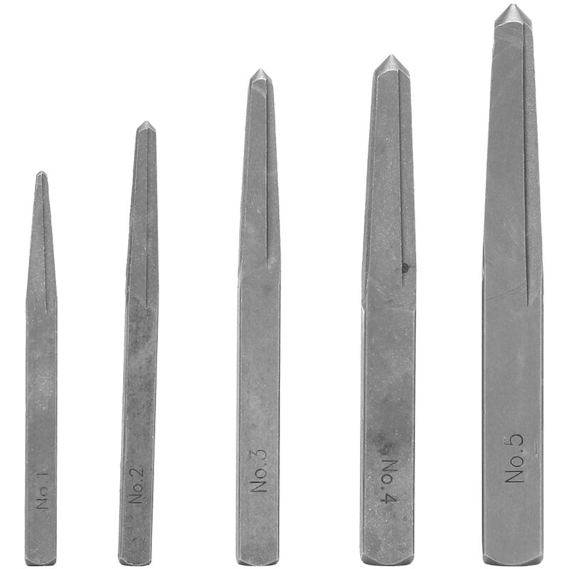 Extracteur de vis, extracteur de vis Lourd 5 pièces, Boulon endommagé cassé, Outil de Retrait Facile, Type carré