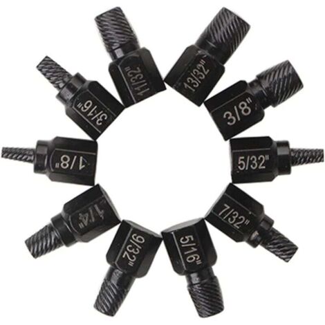 Extracteur de vis Torx 10 pièces, outil de retrait de boulons et d'écrous, jeu d'extracteurs de boulons ronds – Tête solide