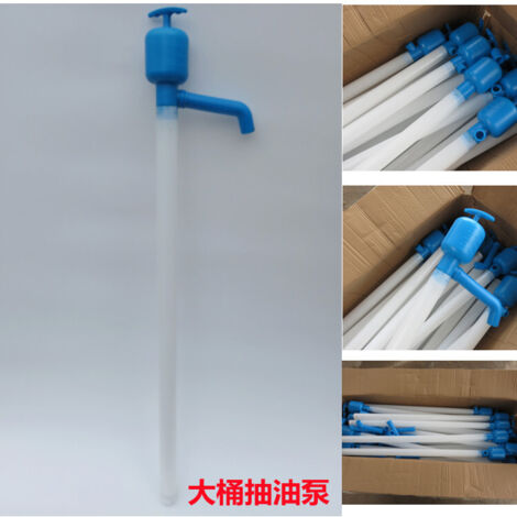 Extracteur d'huile manuel pour fûts de 200 L, extracteur d'huile en plastique à traction manuelle, résistant aux acides et aux alcalis, résistant à la corrosion