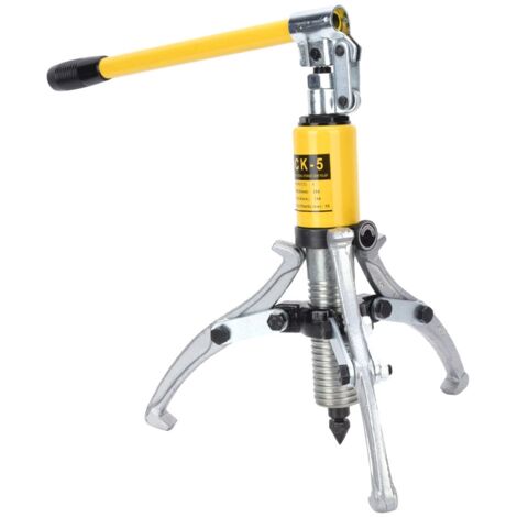 Extracteur Hydraulique 5 Tonnes 3 Mâchoires pour Roulements et Poulies - Kit de Dépose