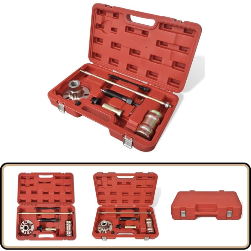 Vidaxl - Extracteur hydraulique de moyeu de roue avec kit de marteau 10t - Extracteur De Moyeu De Roue - Outil Mécanique - Outillage Auto - Outillage